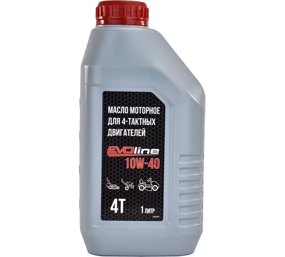 Изображение товара Масло моторное для 4-тактных двигателей полусинтетическое SAE 10W-40 API SJ/CF Evoline 4TPS10EVO