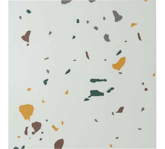 Изображение товара Самоклеящаяся ПВХ плитка LAKO Мрамор Конфетти толщина 2 мм, 2.52 м² LKD-60003-8