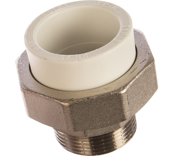 Изображение товара Разъемный соединитель PPR с переходом на наружную резьбу 40х1-1/4 Valtec VTp.761.0.04007