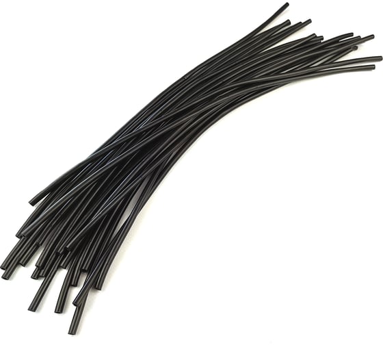 Изображение товара Микротрубка Профитт черная 3x5 мм, 40 см, 20 шт. 1893072