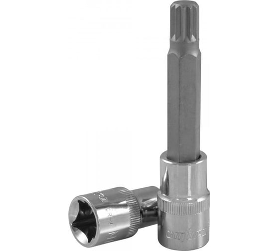 Изображение товара Насадка торцевая с вставкой-битой (1/2"; SPLINE М 18; 100 мм) Ombra 121718 55749