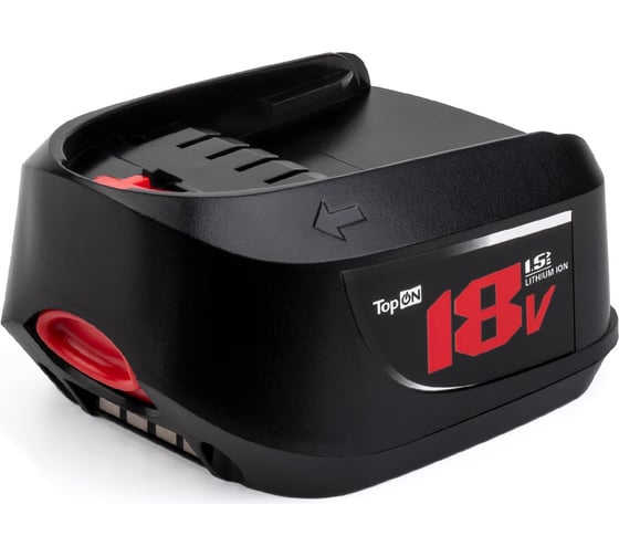 Изображение товара Аккумулятор для BOSCH ART 18V 1.5AH (LI-ION) PN: 2 607 336 208 TopOn TOP-PTGD-BOS-18-1.5L