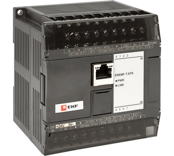 Изображение товара Модуль ввода термосопротивлений EKF EREMF 8 PRO-Logic EREMF-T-8TR