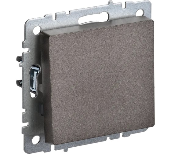 Изображение товара 1-клавишный перекрестный выключатель IEK Brite 10а вс10-1-3-бртб темная бронза BR-V13-0-10-K45