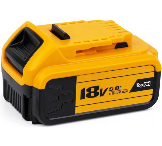 Изображение товара Аккумулятор для DEWALT 18V 5.0AH (LI-ION) PN: DCB184 TopOn TOP-PTGD-DEW-18-5.0