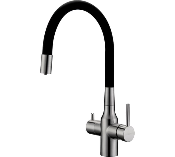 Изображение товара Смеситель для кухни Paulmark SALIX никель Sa213419-NI