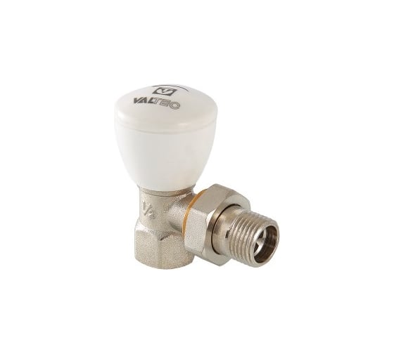 Изображение товара Угловой ручной компактный клапан 1/2 Valtec VT.007.N.04