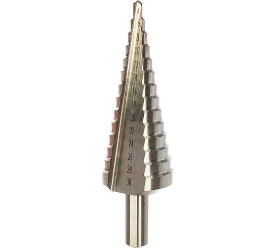 Изображение товара Ступенчатое сверло с прямой канавкой (4-30 мм) MESSER 19-14-430