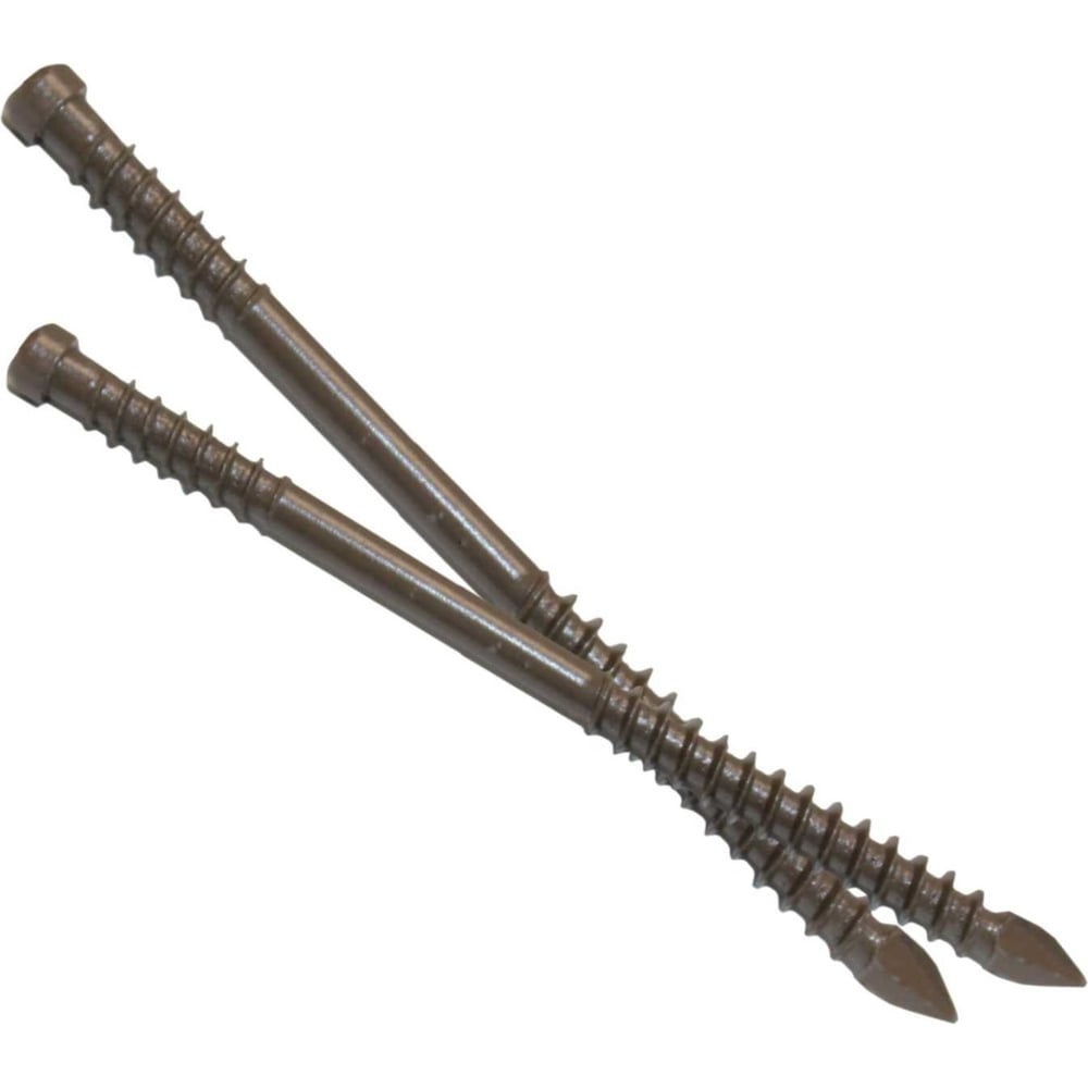 Изображение товара Саморез для террасной доски Гвозdeck потайной 5,0х80 окрашенный, 100 шт.