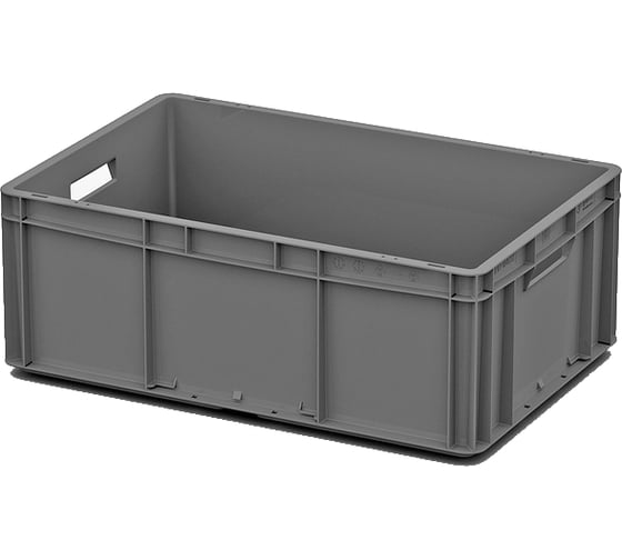 Изображение товара Евроконтейнер сплошной 600х400х220 мм Пластик Система ЕС 6422 12.311F.ХХ.W ЕС-6422.1