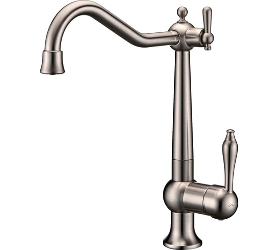 Изображение товара Смеситель для кухни Paulmark RETRO, брашированная сталь,  Re213226-BS