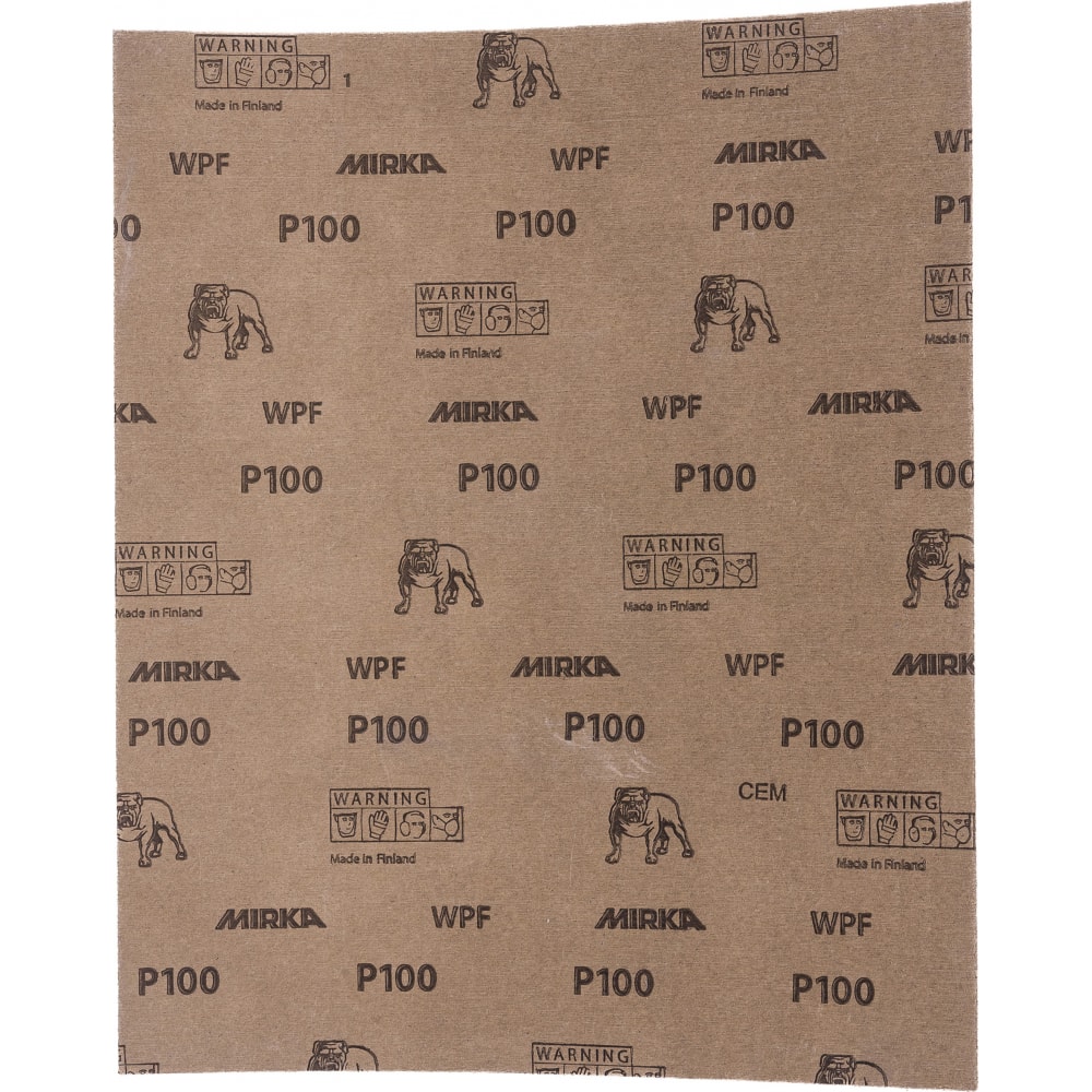 водостойкая шлифовальная бумага mirka wpf 230x280мм p500 Водостойкая шлифовальная бумага MIRKA
