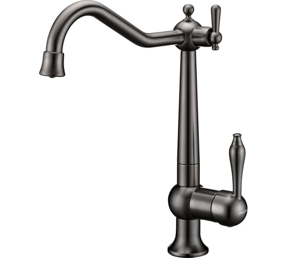 Изображение товара Смеситель для кухни Paulmark Retro вороненая сталь Re213226-GM