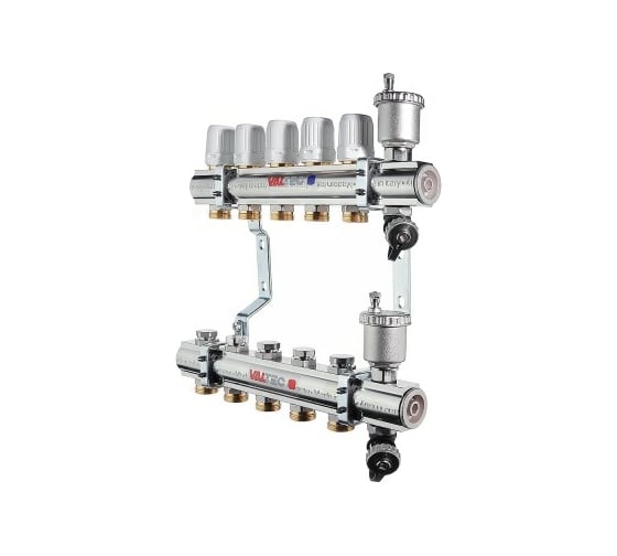 Изображение товара Коллекторная группа в сборе, 1х4 вых. Евроконус 3/4 Valtec VTc.594.EMNX.0604