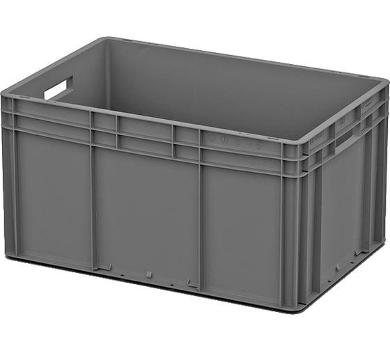 Изображение товара Евроконтейнер сплошной 600х400х320 мм Пластик Система 12.312F.XX.W ЕС 6432.1
