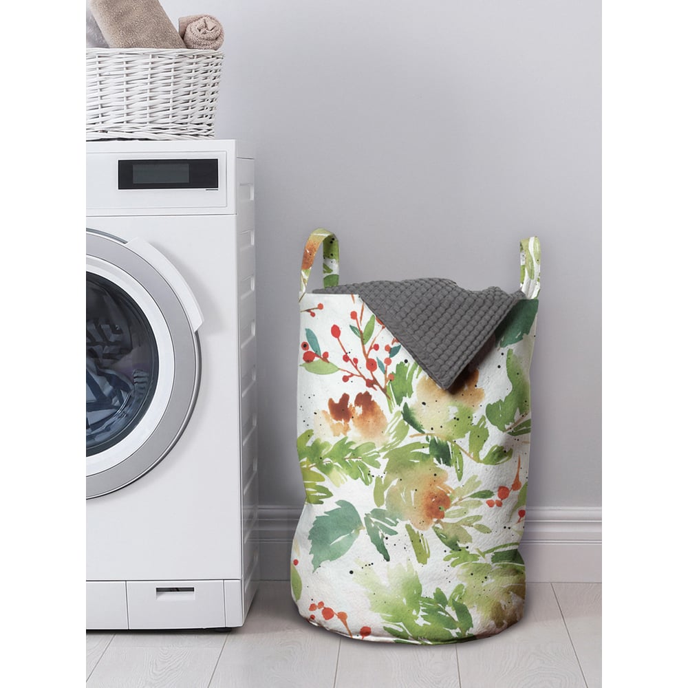 Изображение товара Корзина для хранения вещей JOYARTY акварельный новый год 35x50 см