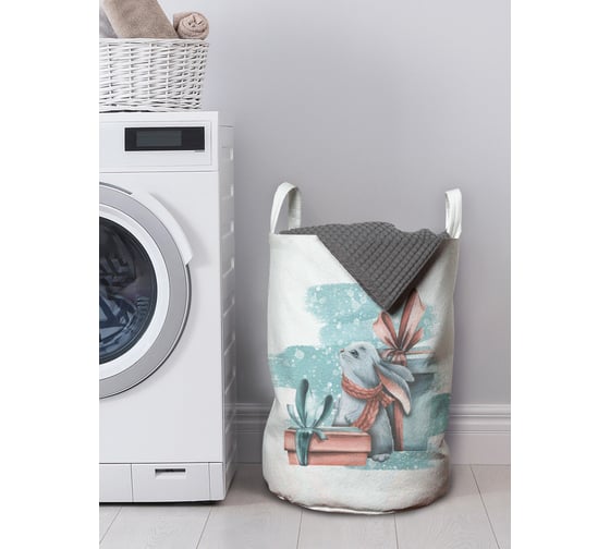 Изображение товара Корзина для хранения вещей JOYARTY зайка с подарком 35x50 см gaba_419846_M