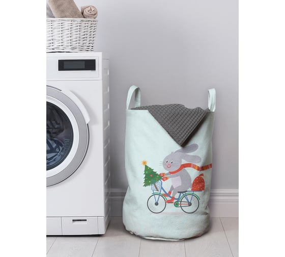 Изображение товара Корзина для хранения вещей JOYARTY зайка с подарками 35x50 см gaba_419833_M