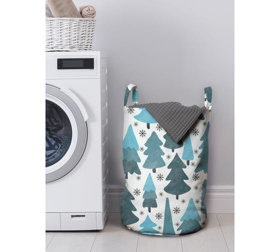 Изображение товара Корзина для хранения вещей JOYARTY зима в лесу 35x50 см gaba_419839_M
