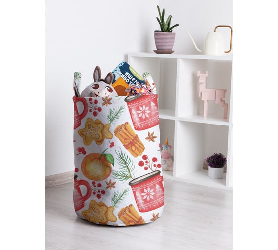 Изображение товара Корзина для игрушек JOYARTY пряничный вечер 35x50 см toba_419849_M
