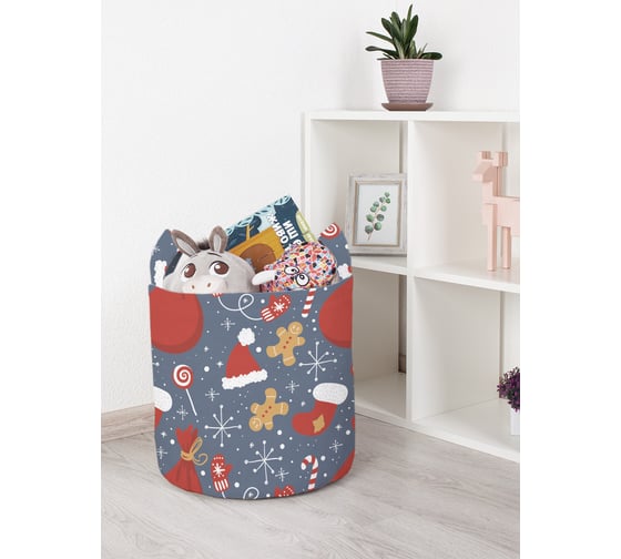 Изображение товара Корзина для игрушек JOYARTY мешок подарков 35x35 см toba_419878_S