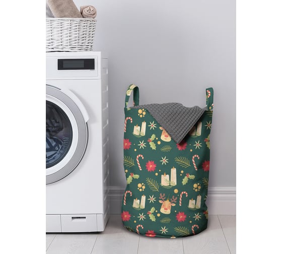 Изображение товара Корзина для хранения вещей JOYARTY рождественские свечи 35x50 см gaba_380847_M