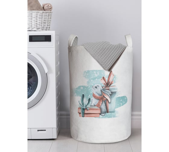 Изображение товара Корзина для хранения вещей JOYARTY зайка с подарком 40x60 см gaba_419846_L