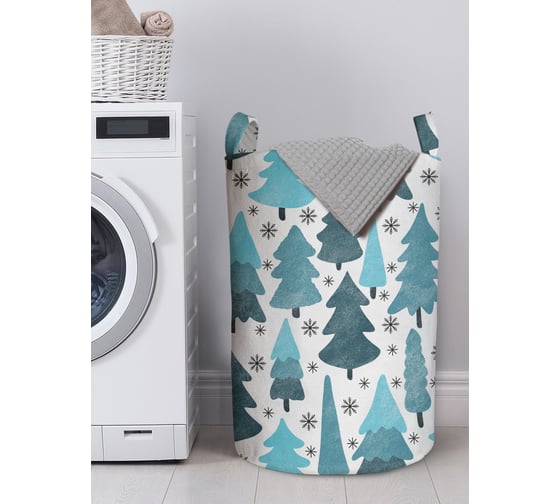 Изображение товара Корзина для хранения вещей JOYARTY зима в лесу 40x60 см gaba_419839_L