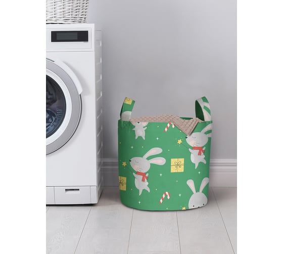 Изображение товара Корзина для хранения вещей JOYARTY мышка волшебница 35x35 см gaba_419837_S