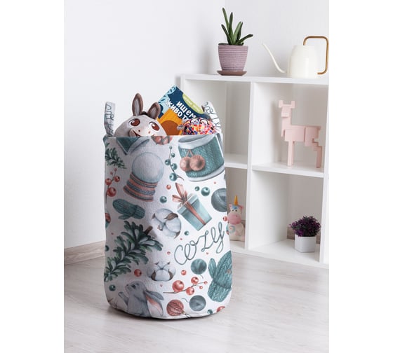 Изображение товара Корзина для игрушек JOYARTY уютная зима 35x50 см toba_419844_M