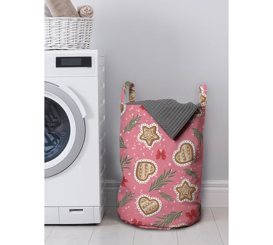 Изображение товара Корзина для хранения вещей JOYARTY новогодние пряники 35x50 см gaba_419871_M