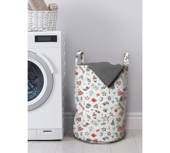 Изображение товара Корзина для хранения вещей JOYARTY рождественские варежки 35x50 см gaba_131212_M