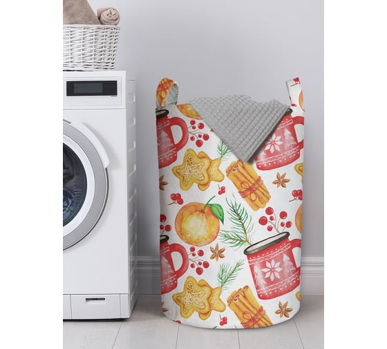 Изображение товара Корзина для хранения вещей JOYARTY пряничный вечер 40x60 см gaba_419849_L