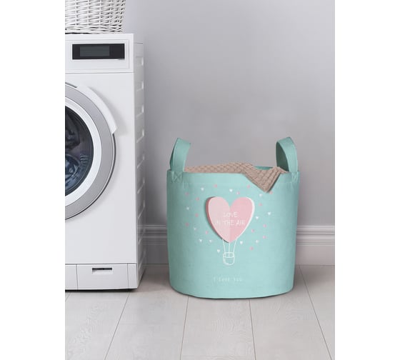 Изображение товара Корзина для хранения вещей JOYARTY Любовь в воздухе 35x35 см gaba_422706_S