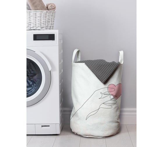 Изображение товара Корзина для хранения вещей JOYARTY Сердце в руках 35x50 см gaba_422677_M
