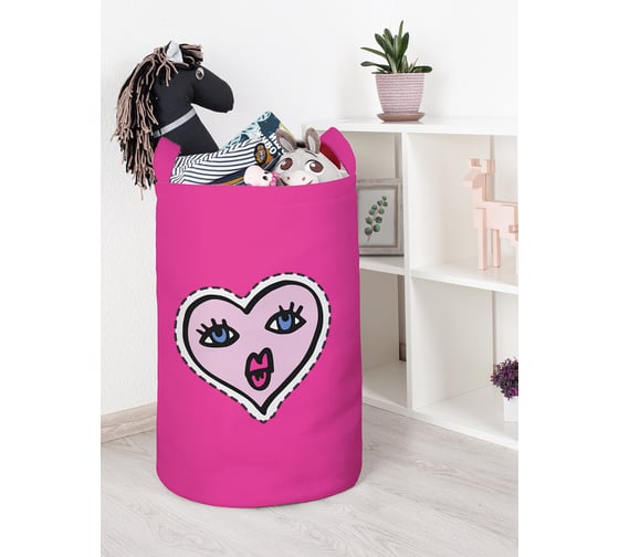 Изображение товара Корзина для игрушек JOYARTY Сердце 40x60 см toba_422701_L