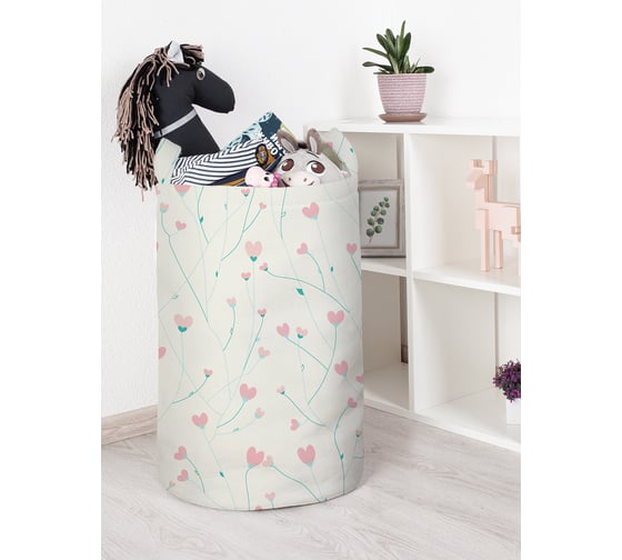 Изображение товара Корзина для игрушек JOYARTY Цветущая любовь 40x60 см toba_422704_L