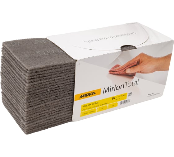 Изображение товара Шлифовальный материал на нетканой основе Mirlon TOTAL (115х230 мм; Р1500) MIRKA 8111202594