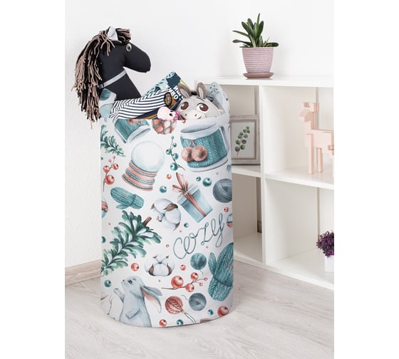 Изображение товара Корзина для игрушек JOYARTY уютная зима 40x60 см toba_419844_L
