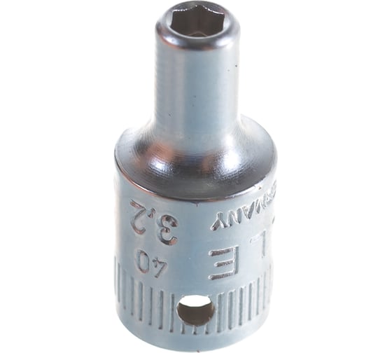 Изображение товара Головка торцевая 6-гранная 1/4", 3,2 мм Stahlwille 01010032 В0000000060809