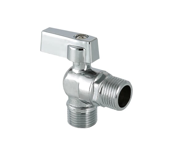Изображение товара Шаровой угловой кран для подключения сантехнических приборов 1/2х1/2 Valtec VT.392.N.04