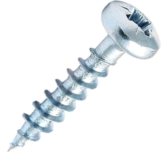 Изображение товара Универсальный саморез по дереву Гвозdeck HR, сферический, 4,5х30 мм, цинк, Pz упаковка 1000 шт. 20144530WHPZHR1