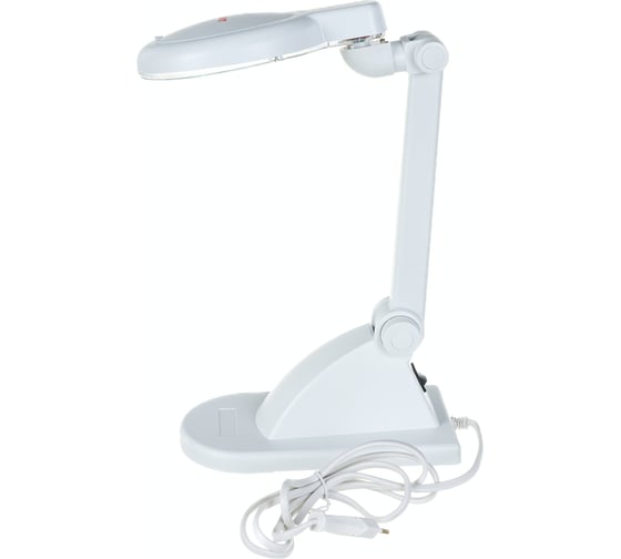 Изображение товара Малая настольная лупа REXANT 3Х + 12Х с подсветкой 31-0242