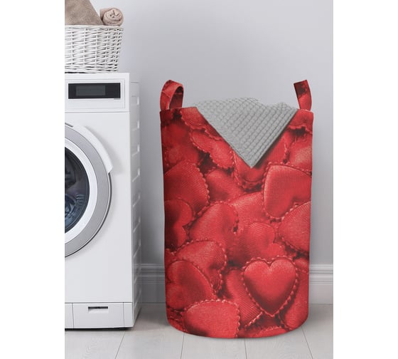 Изображение товара Корзина для хранения вещей JOYARTY Ажурные сердечки 40x60 см gaba_422617_L