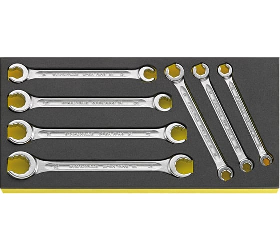 Изображение товара Набор разрезных ключей 8-22 мм 7 шт Stahlwille 96838758 В0000000170703
