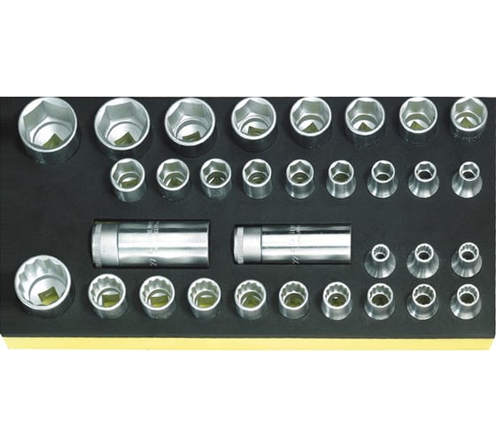 Изображение товара Набор головок торцевых Stahlwille 1/2", 32 предмета 96838191