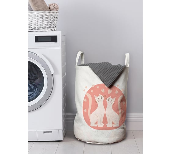 Изображение товара Корзина для хранения вещей JOYARTY Кошачья любовь 35x50 см gaba_422691_M