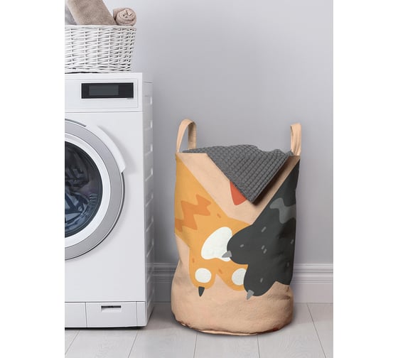 Изображение товара Корзина для хранения вещей JOYARTY Давай лапу 35x50 см gaba_422679_M