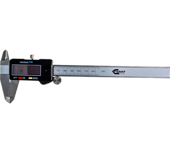 Изображение товара Штангенциркуль GRIFF ШЦЦ-I-150-0,01 ГОСТ 166-89 D168103