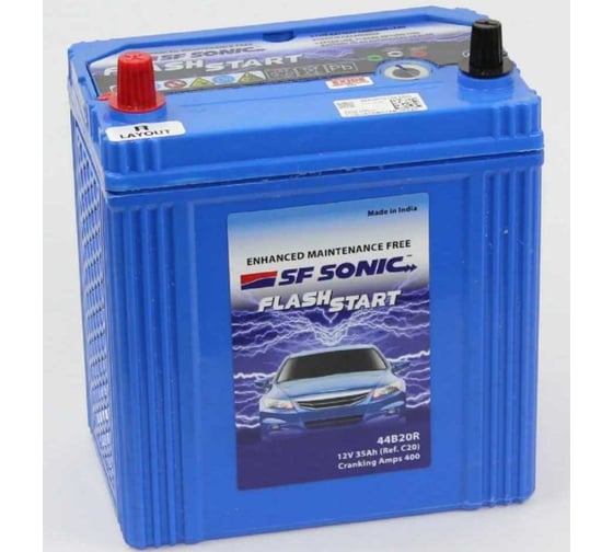 Изображение товара Автомобильный аккумулятор SF Sonic 6ст-35.1 (44b20r) FS-44B20R